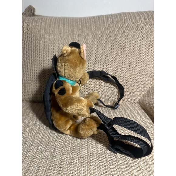 Vtg Scooby Doo Plush Backpack w/ Adjustable Straps & Zippered Mini Storage Bag - Picture 5 of 7